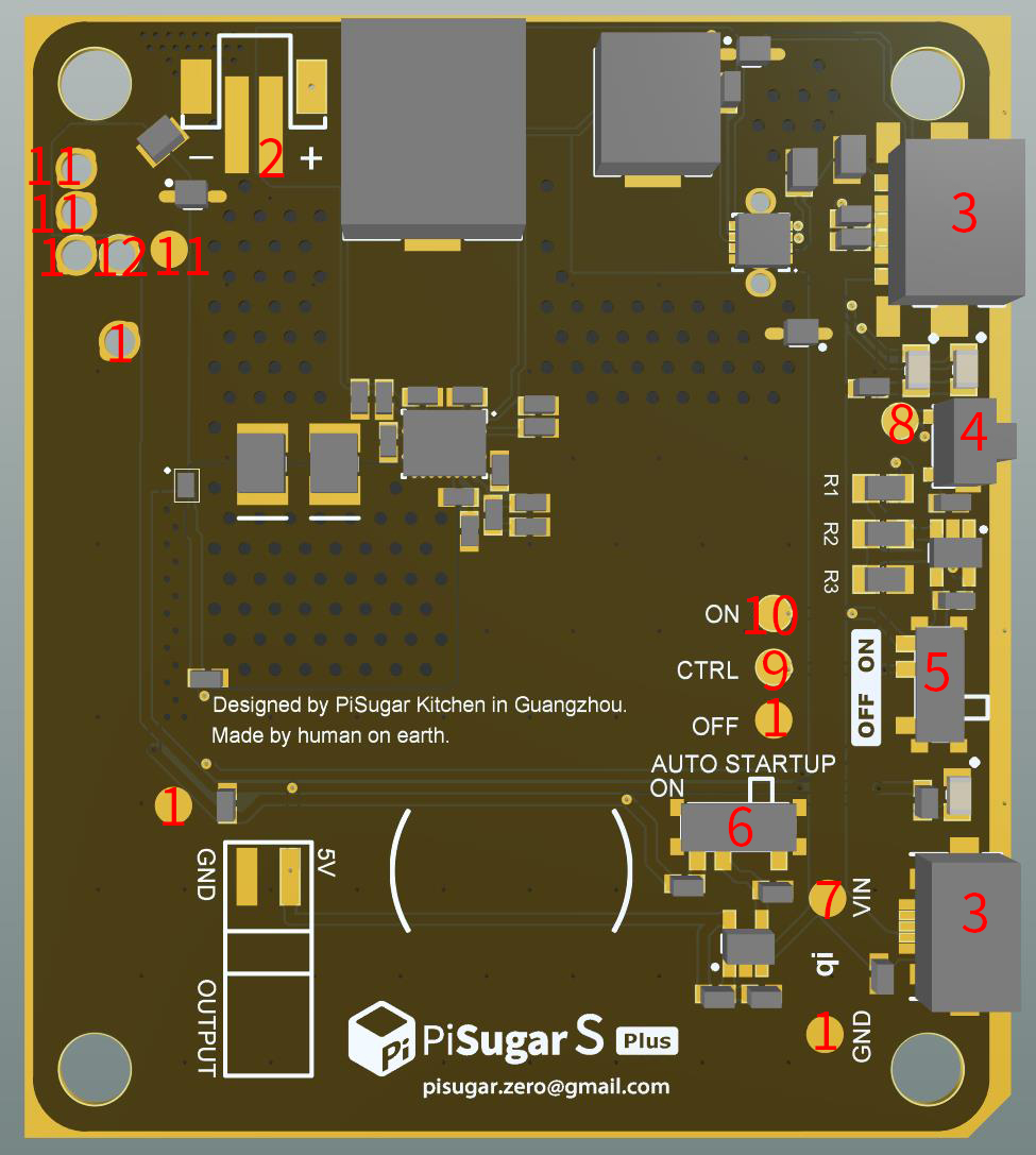 PiSugarS Plus PCB